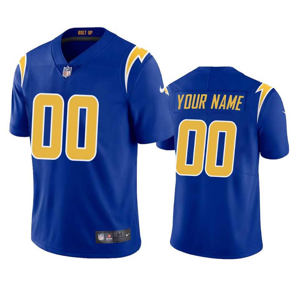 Customized Men & Women & Youth Nike Chargers Blue Rush Player Limited Jersey